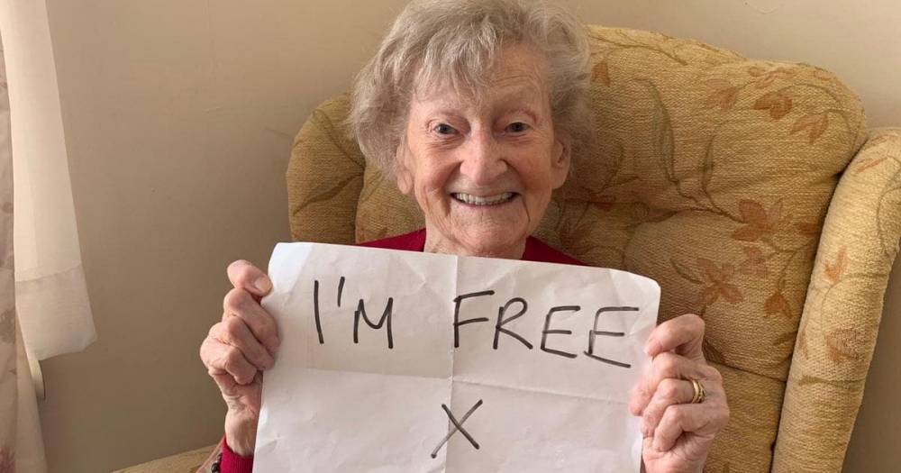 Scots super granny who beat coronavirus at 100 says 'I'm free' - www.dailyrecord.co.uk - Scotland