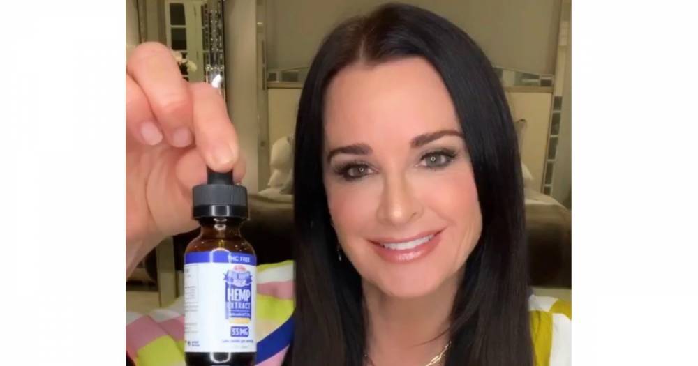 Kyle Richards Showed Off How She’s Relaxing With Blue Ribbon Hemp CBD Tincture Oil During the Quarantine - www.usmagazine.com