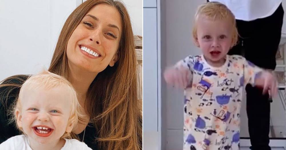 Stacey Solomon delights fans as she shares video of her one year old son Rex walking - www.ok.co.uk