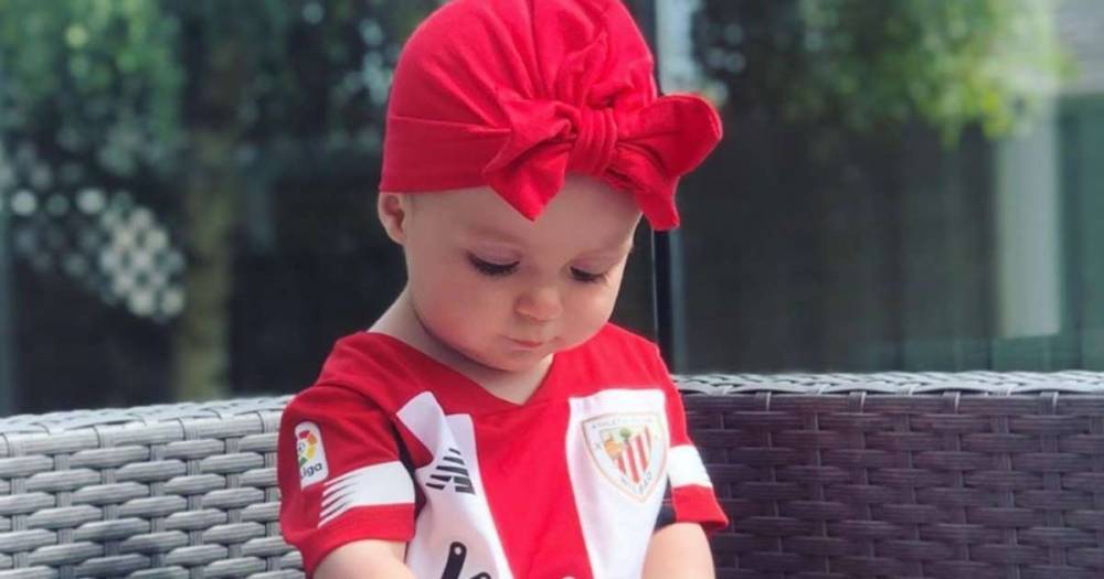 Gemma Atkinson dresses up baby Mia in mini footballer’s kit and it’s too cute for words - www.msn.com