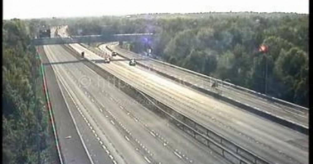 Police continue to search for motorcyclist who fled the scene after a young biker died in a serious crash on the M62 - www.manchestereveningnews.co.uk