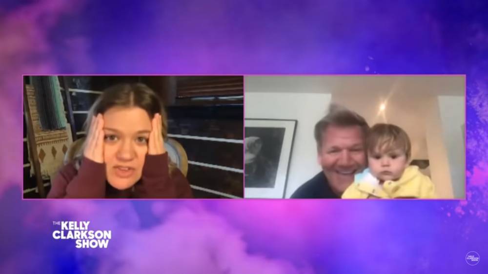 Gordon Ramsay’s 1-Year-Old Son Adorably Crashes Kelly Clarkson Interview - etcanada.com