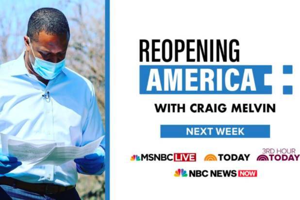 MSNBC’s Craig Melvin To Examine Business Reopenings in New Special (Exclusive) - thewrap.com