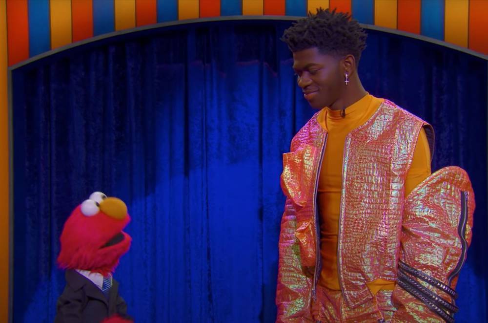 Watch Lil Nas X Take on 'Elmo's Song' on 'The Not-Too-Late Show With Elmo' - www.billboard.com