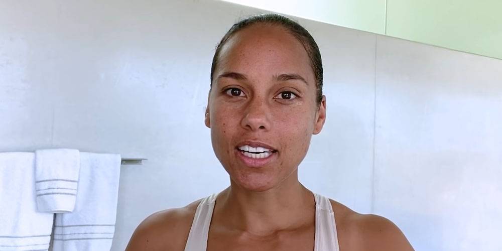 Alicia Keys Reveals Her Favorite Skin Cleanser - Watch! (Video) - www.justjared.com