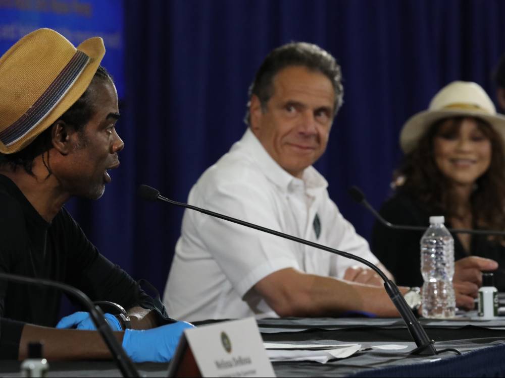 Chris Rock, Rosie Perez appear with New York Gov. Cuomo, urge mask wearing - torontosun.com - New York - New York - county Andrew