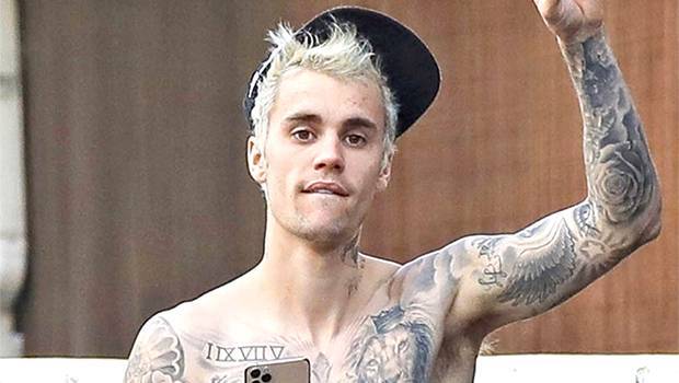 Justin Bieber Shows Off His Massive Tattoo Collection Chiseled Torso In Hot New TikTok Video - hollywoodlife.com