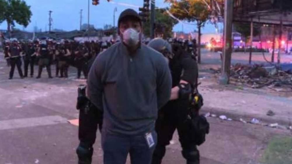CNN Reporter Omar Jimenez Arrested On Live TV While Covering Minneapolis Protests - www.etonline.com - Minnesota