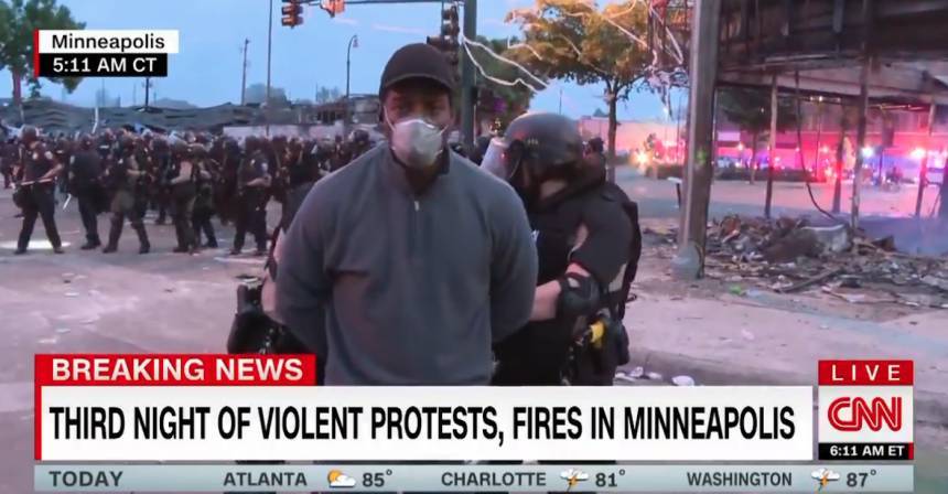 Black CNN Reporter Arrested On-Air While Covering Minneapolis Protests — VIDEO - perezhilton.com - Minnesota