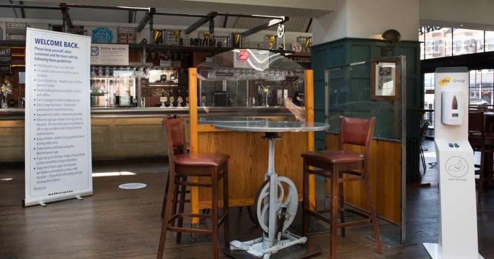 Wetherspoons offers a glimpse at how its pubs will look when they reopen after lockdown - www.manchestereveningnews.co.uk