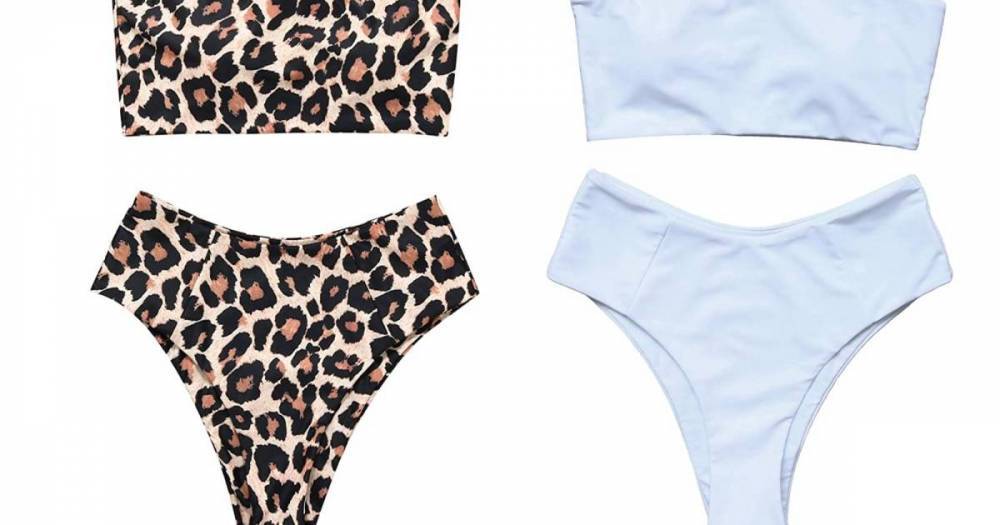 These Stylish High-Waisted Bathing Suits Will Fit Like a Glove - www.usmagazine.com