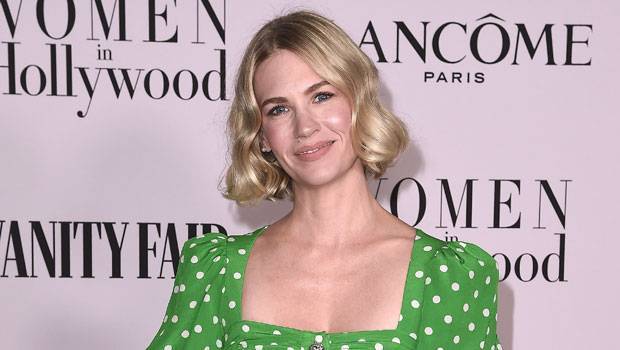 January Jones, 42, Stuns In Tiny Green Bikini Top As She Wishes Her Mom A Happy Birthday — See Pic - hollywoodlife.com
