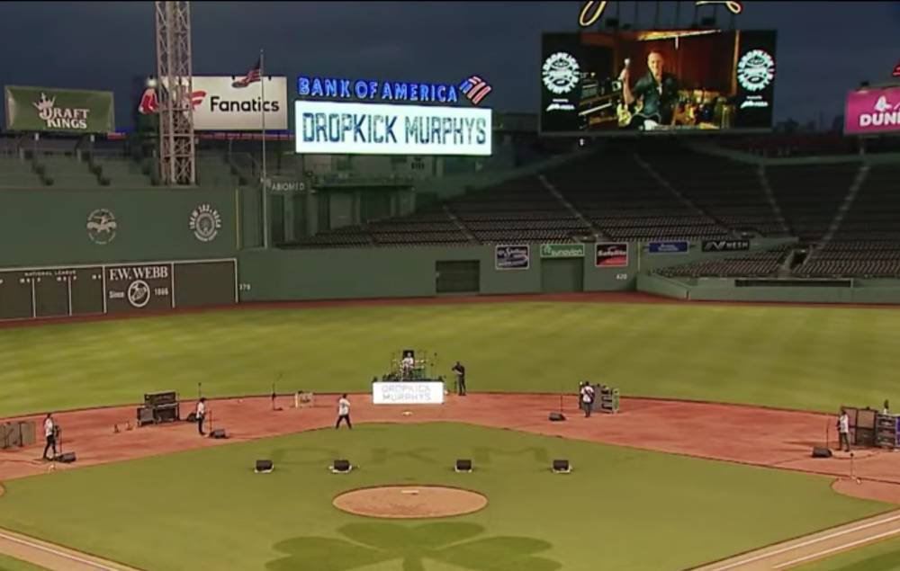 Watch Dropkick Murphys play empty baseball stadium with help from Bruce Springsteen - www.nme.com - Boston