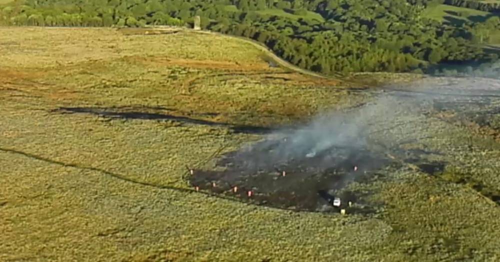 Fire breaks out at Winter Hill overnight - www.manchestereveningnews.co.uk - Manchester