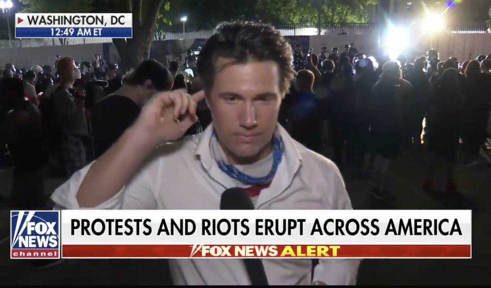Fox News’ Leland Vittert Describes “Very Frightening” Scene Near White House As Protest Targets He And His Crew - deadline.com - county Lafayette