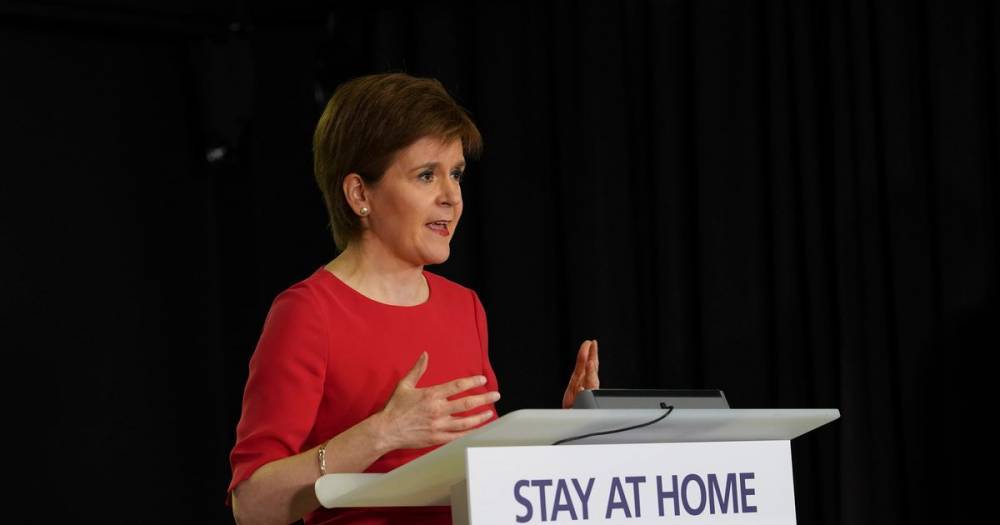 Nicola Sturgeon says UK policy on allowing 'shielded' to go outdoors does not apply in Scotland - www.dailyrecord.co.uk - Britain - Scotland