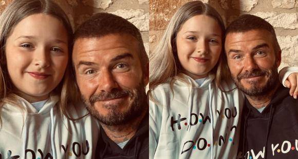 David Beckham's daughter Harper takes note of his love for 'Friends' and gives him the sweetest surprise - www.pinkvilla.com