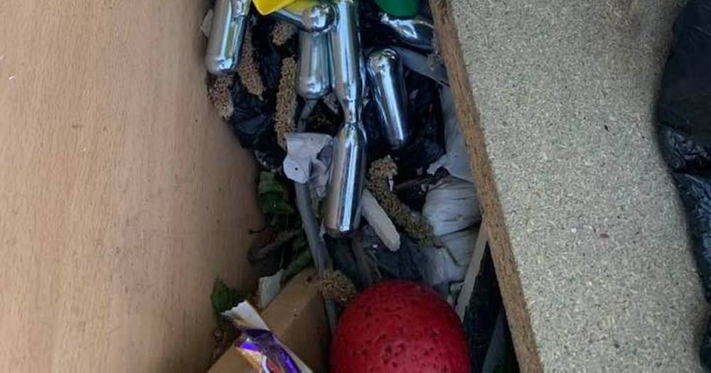 Laughing gas canisters, broken bottles and litter strewn across parks following gatherings in Greater Manchester - www.manchestereveningnews.co.uk - Manchester