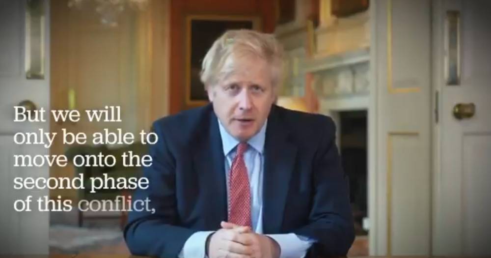 Boris Johson outlines steps to lifting lockdown in video message with a warning - www.manchestereveningnews.co.uk - Britain