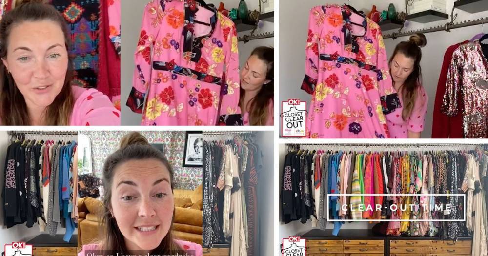 Lacey Turner shows us inside her wardrobe for the OK! Closet Clear Out Campaign - www.ok.co.uk