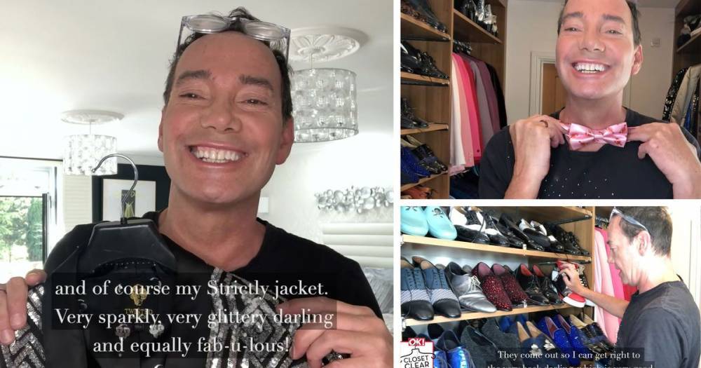Craig Revel-Horwood takes us inside his amazing wardrobe for the OK! Closet Clear Out Campaign - www.ok.co.uk