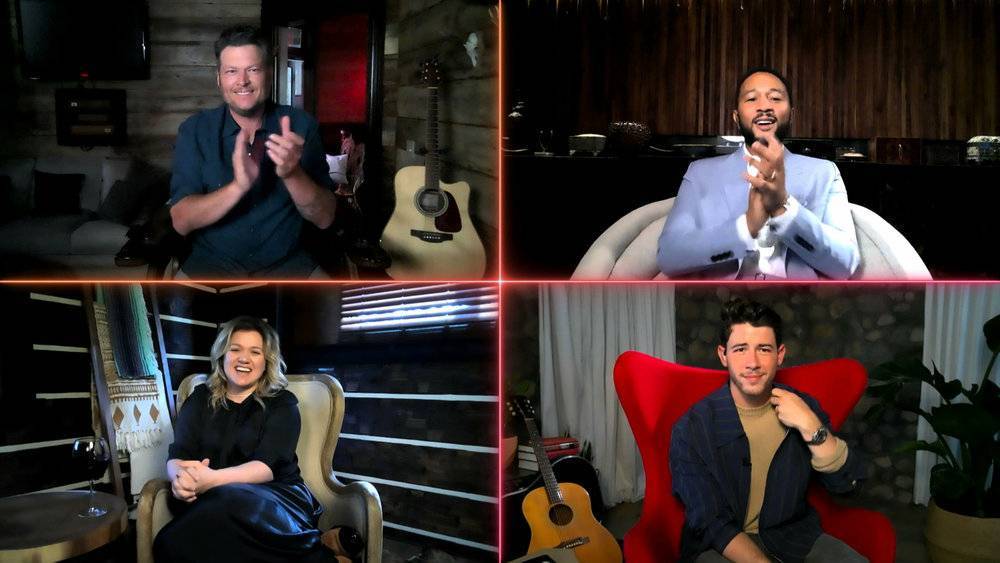 Nick Jonas Is the Only 'The Voice' Judge Who Found a Red Chair for At-Home Episodes! - www.justjared.com