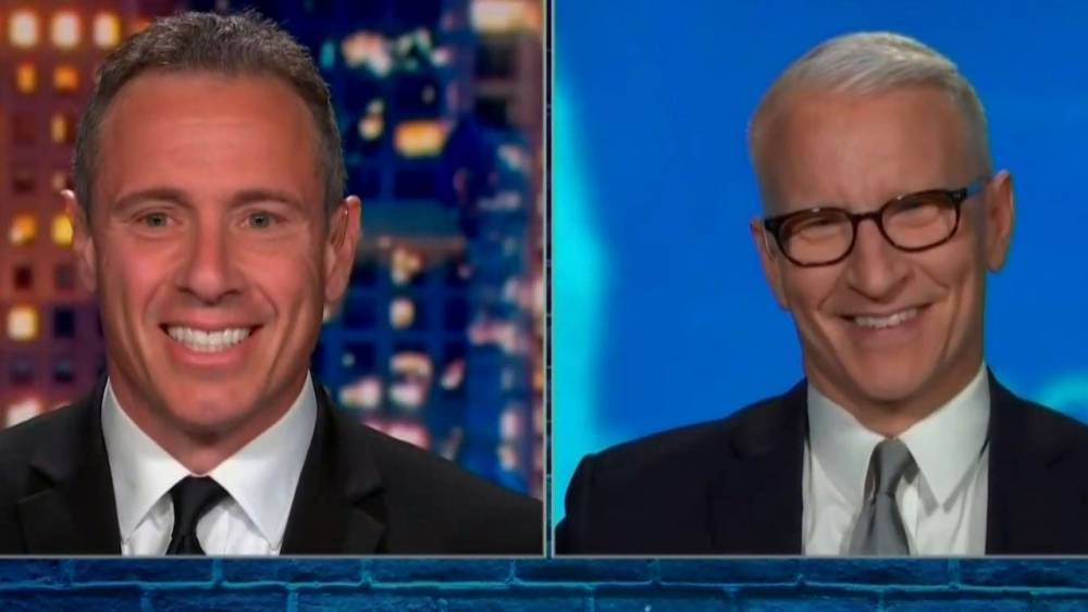 Anderson Cooper Can't Stop Smiling While Telling Chris Cuomo About 'Awesome' First Weekend With Baby Wyatt - www.etonline.com - county Anderson - county Cooper