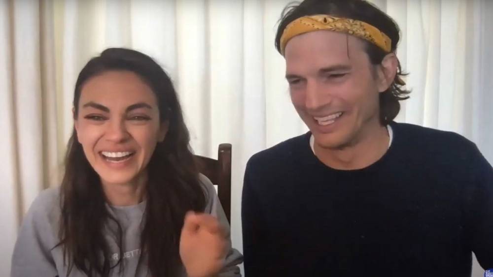Mila Kunis and Ashton Kutcher Can't Stop Laughing During Hilarious Voice Swap Game With Jimmy Fallon - www.etonline.com