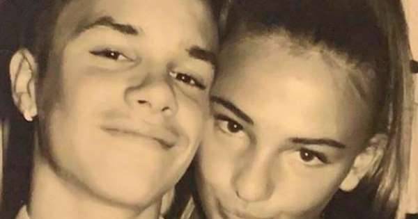 Romeo Beckham, 17, celebrates first anniversary with girlfriend Mia Regan as he shares loved-up snaps - www.msn.com