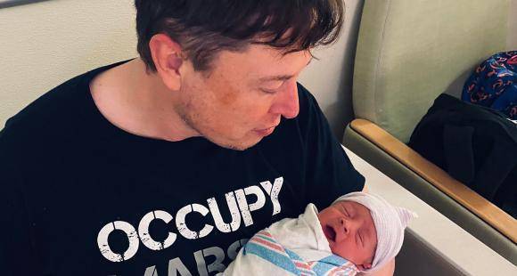 Elon Musk shares 1st photo of his & Grimes’ baby boy; posts a cryptic tweet about his name - www.pinkvilla.com
