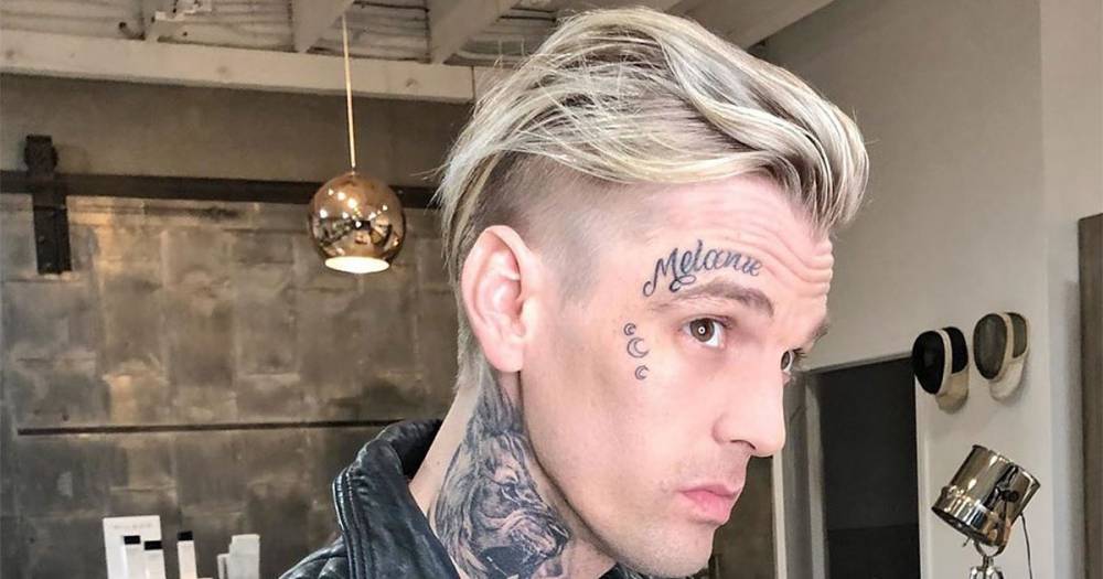 Aaron Carter Finally Opens Up About His Face Tattoos, Calls Them a ‘Defense Mechanism’ - www.usmagazine.com