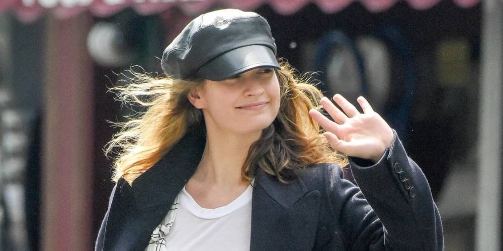 Lily James Waits In Line For The Market After Spending Time With Matt Smith Over The Weekend - www.justjared.com - London