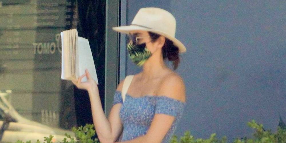 Twilight's Ashley Greene Reads a Book in Line While Grocery Shopping Amid Quarantine - www.justjared.com - Beverly Hills