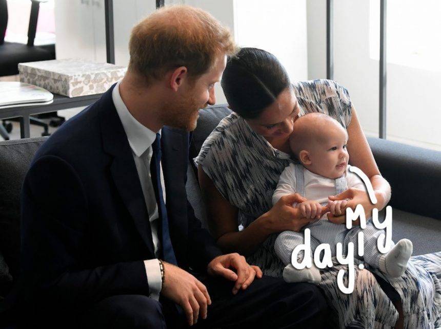 Meghan Markle Cuddles Up With A Squirmy Archie For His First Birthday In Adorable New Video! - perezhilton.com