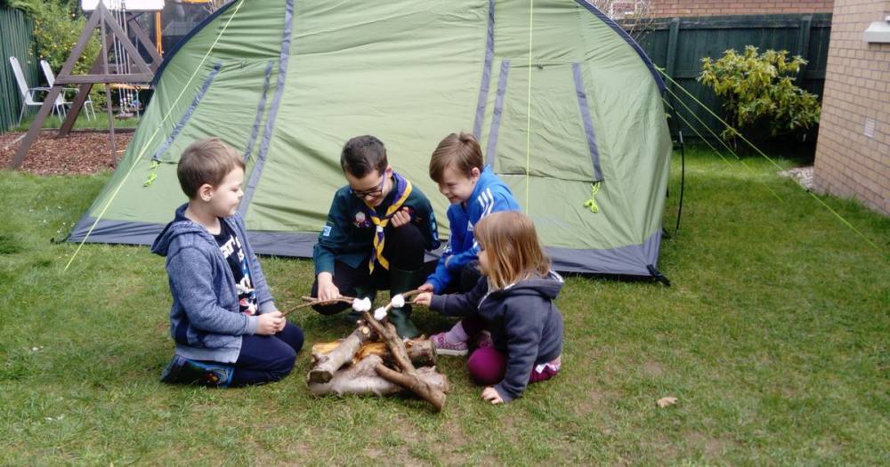 Young scout Lewis Manzie is a shining example to others amid the coronavirus outbreak - www.dailyrecord.co.uk - county Camp
