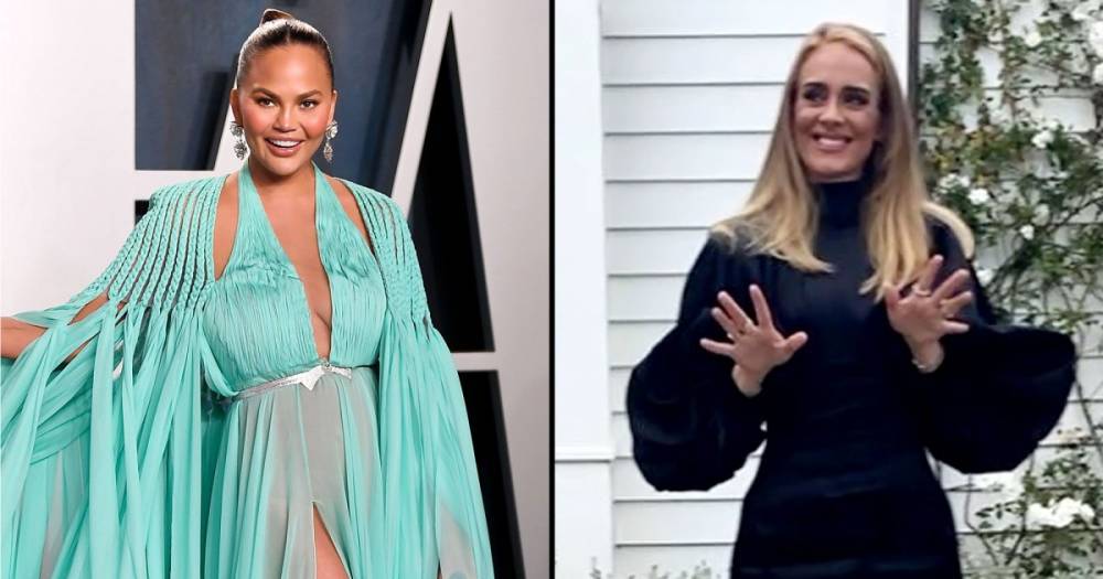 Chrissy Teigen and More Celebs Can’t Get Enough of Adele’s Incredible Transformation: See Their Reactions - www.usmagazine.com
