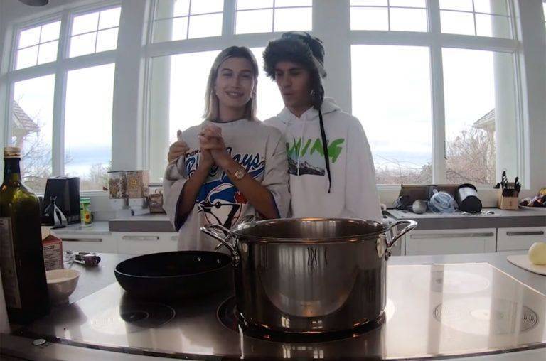 Justin Bieber Learns The Fundamentals Of Making Pasta With Chef Hailey Bieber - etcanada.com