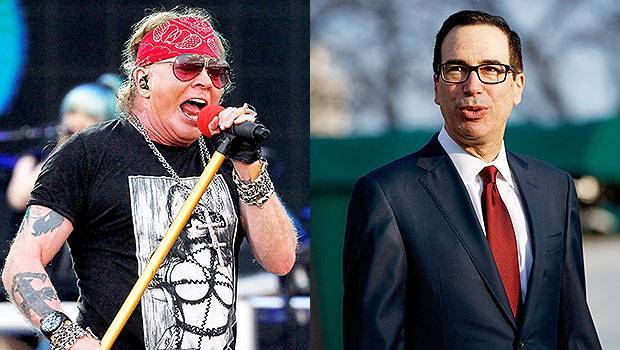 Donald Trump - Axl Rose - Axl Rose Steve Mnuchin Ignite Crazy Feud On Twitter Fans Are Going Wild Over It - hollywoodlife.com - Liberia