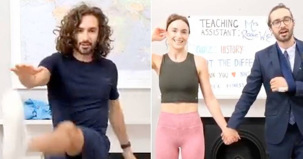 Joe Wicks returns to YouTube PE lessons after 'supply teacher' wife Rosie steps down - www.ok.co.uk