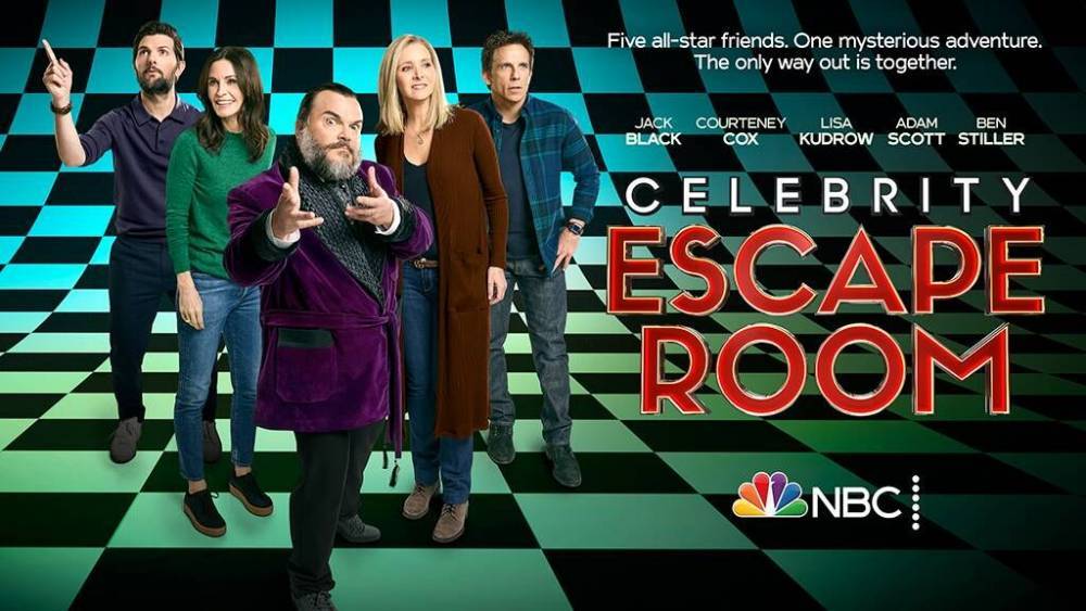 Courteney Cox, Lisa Kudrow, Ben Stiller & Adam Scott Attempt To Escape Jack Black’s ‘Celebrity Escape Room’ - etcanada.com - county Scott