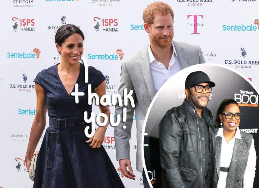 Meghan Markle & Prince Harry Are Staying In Tyler Perry’s $18 Million Mansion! - perezhilton.com - Los Angeles - Canada