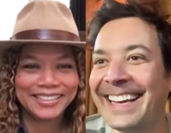 Watch Queen Latifah and Jimmy Fallon Trip Over Their Words in Hilarious Game of "What Am I Saying?" - www.eonline.com