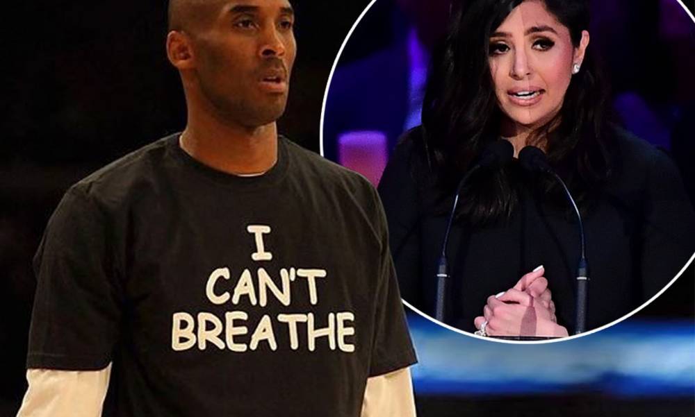 Vanessa Bryant Posts Photo Of Kobe Wearing ‘I Can’t Breathe’ T-Shirt And Responds To Troll! - celebrityinsider.org