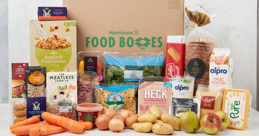 Morrisons introduces vegan essentials food box with 23 items and free next day delivery - www.dailyrecord.co.uk