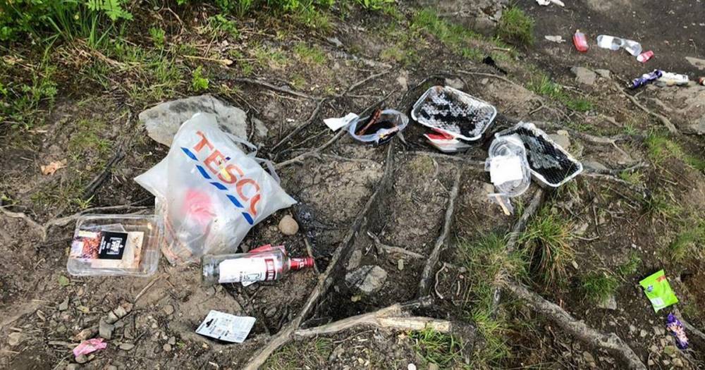 'Not cool!' Outraged man hits out at family BBQ louts who trashed Scots beauty spot over weekend - www.dailyrecord.co.uk - Scotland
