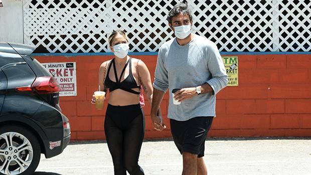 Lady Gaga Rocks Protective Face Gear Holds Hands With BF Michael Polansky On Rare Outing - hollywoodlife.com