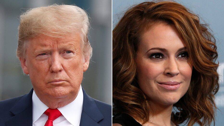 Alyssa Milano, more stars rip Trump for suggesting man shoved by Buffalo police may be ‘ANTIFA provocateur’ - www.foxnews.com - New York - county Buffalo