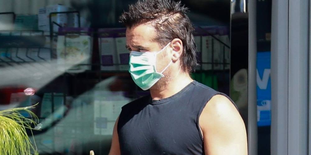 Colin Farrell Shows Off His Buff Arms on a Gas Station Run Amid Pandemic - www.justjared.com