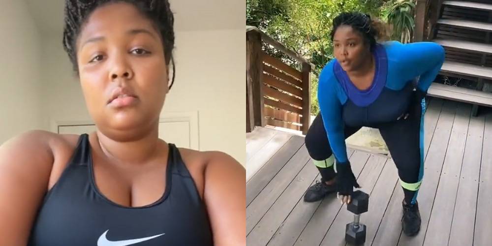 Lizzo Shows Off Her Workout With a Powerful Message for the 'Fat Shamers' - Watch! (Video) - www.justjared.com