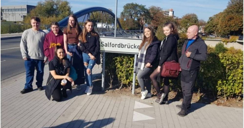 Youngsters digitally 'walk' 500 miles to German twin town - www.manchestereveningnews.co.uk - Germany